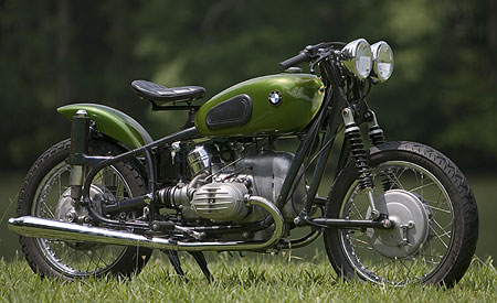 Here is a BMW R 51 3 bobber motorcycle I like the old school motorcycle 