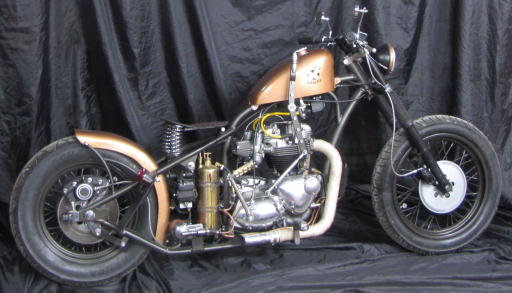 1967 Triumph TR6R Trophy Bobber Motorcycle