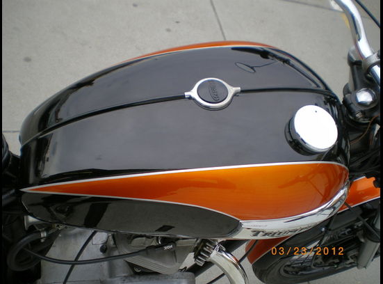 1970 Triumph Bonneville Traditional Bobber Motorcycle