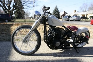 Honda CB350F Bobber Motorcycle