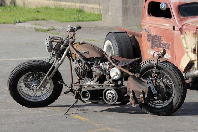 Harley-Davidson Rusty Bobber Motorcycle